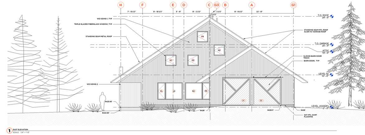 Construction documents of a home